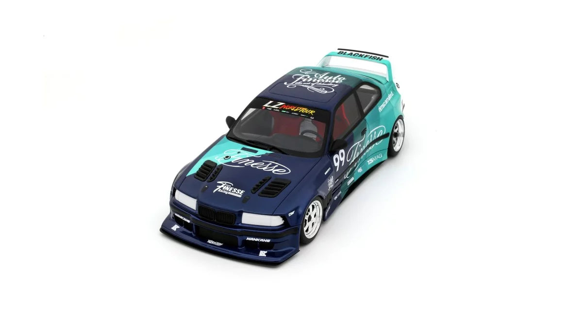 Ottomobile 1:18 BMW E36 MY KYZA BLUE 2024 *Resin Series*