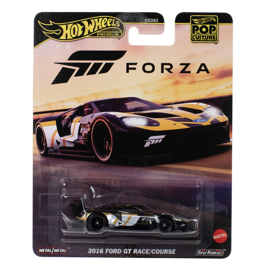 Hot Wheels 2025 Premium Pop Culture 2016 Ford GT Race Forza 1:64 JBL67