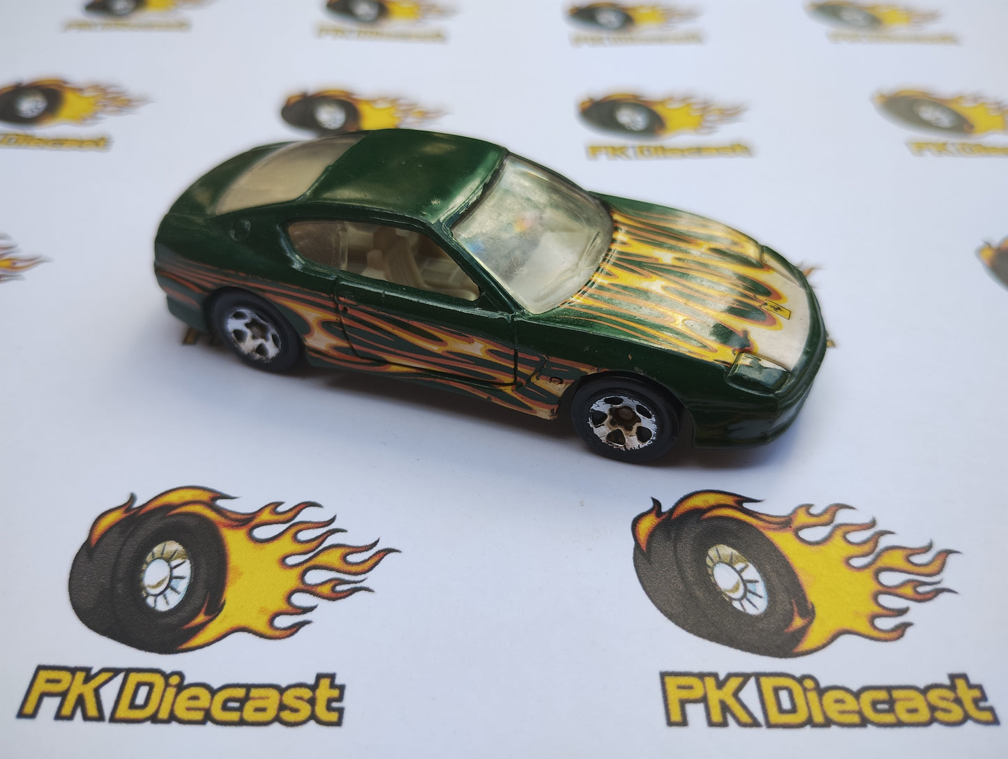 Hot Wheels 1999 Ferrari 456M Green Loose