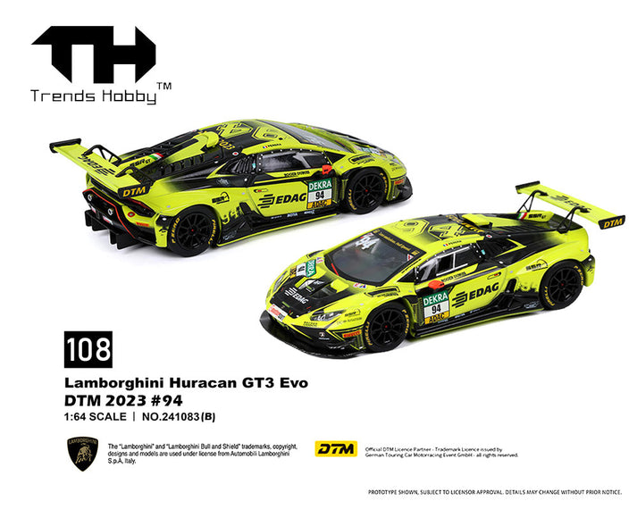 Trends Hobby 1:64 2023 Lamborghini Huracan GT3 Evo DTM #94
