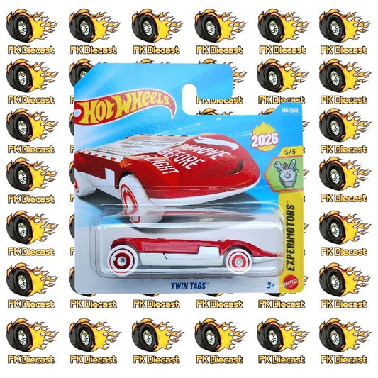 Hot Wheels 1:64 Twin Tags Experimotors 166/250 Short Card
