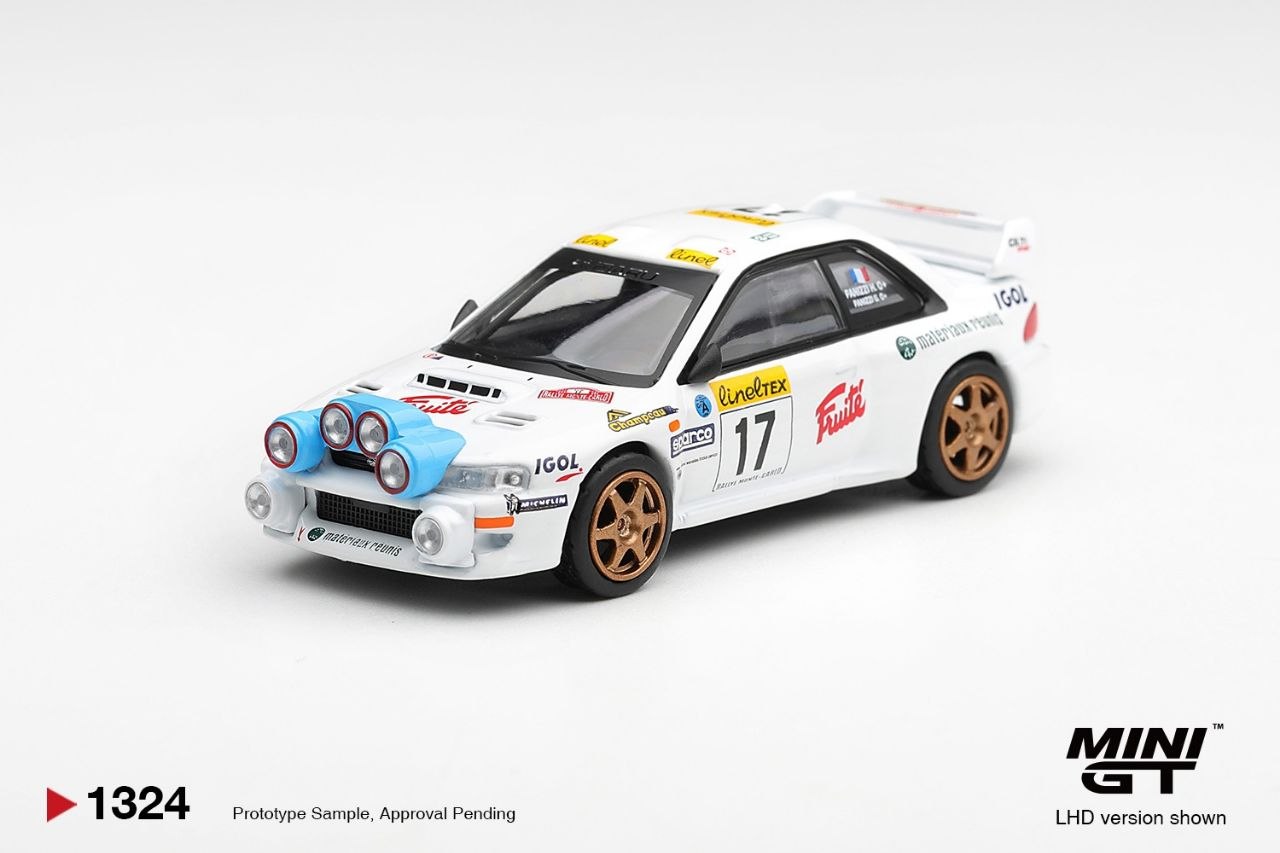 Mini GT 1:64 Subaru Impreza WRC98 #17 1999 Rally Monte-Carlo (LHD) #1324