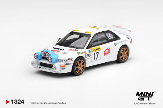 Mini GT 1:64 Subaru Impreza WRC98 #17 1999 Rally Monte-Carlo (LHD) #1324