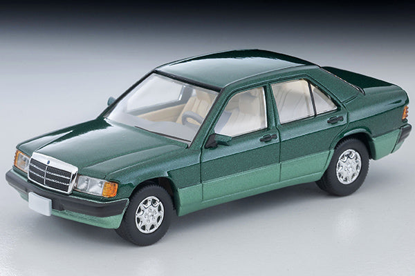 Tomica Limited Vintage 1:64 1992 Mercedes-Benz 190E Green
