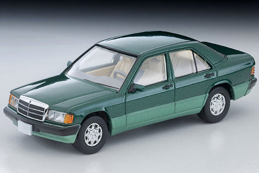 Tomica Limited Vintage 1:64 1992 Mercedes-Benz 190E Green