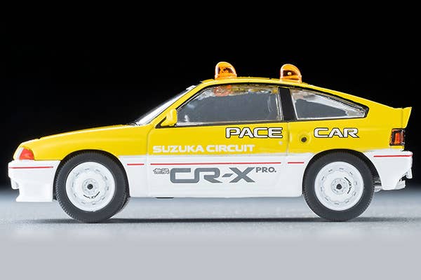 Tomica Limited Vintage 1:64 Honda Ballard Sports CR-X MUGEN CR-X PRO Suzuka Circuit Pace Car Yellow/White