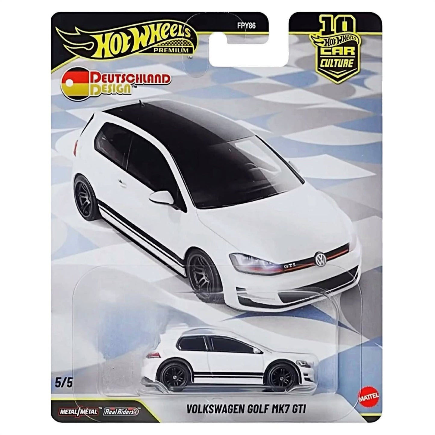 Hot Wheels 2026 1:64 Premium Deutschland Volkswagen Golf MK7 GTI Car Culture 5/5