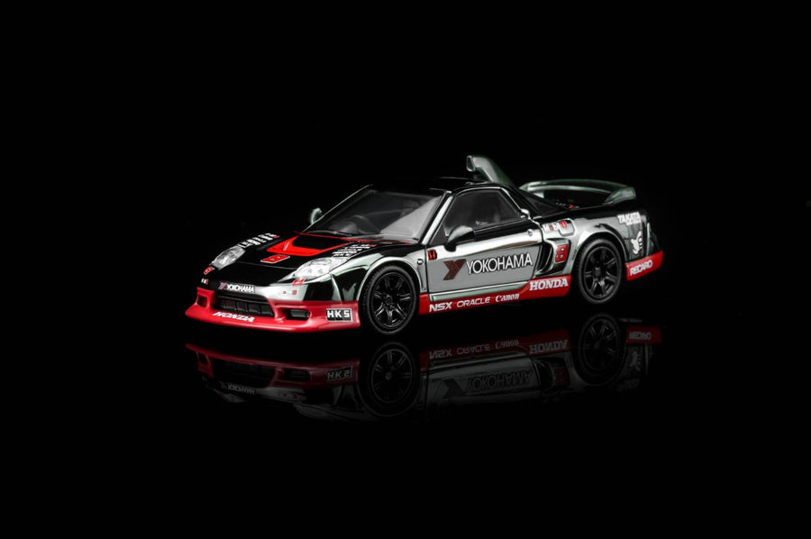 MotorHelix 1:64 Honda NSX-R Custom GT Look Customised Electroplating Gun Grey