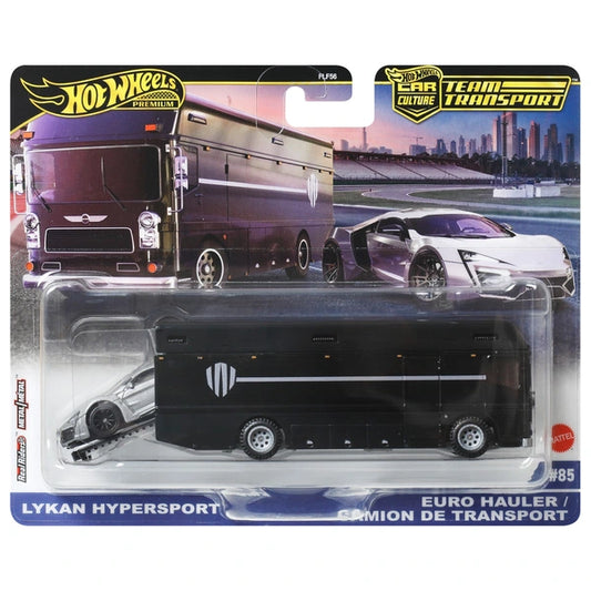 Hot Wheels Premium Team Transport Lykan Hypersport & Euro Hauler