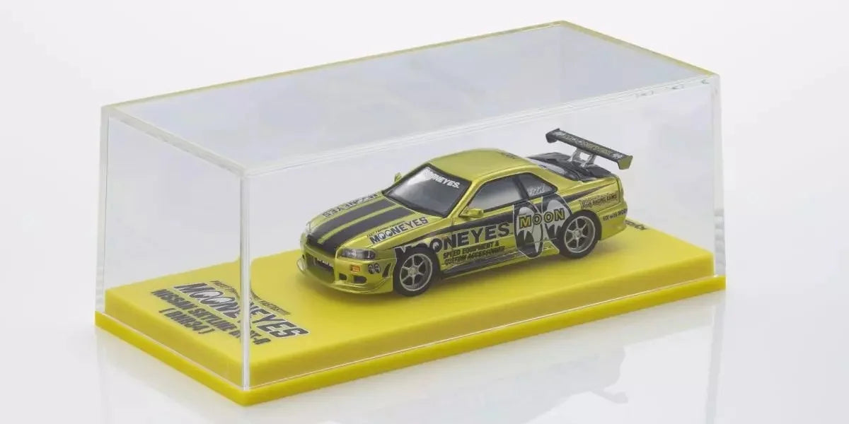 Kyosho 1:64 2026 Nissan Skyline GT-R (R34) *Mooneyes 1 with Led* KS07134LM1