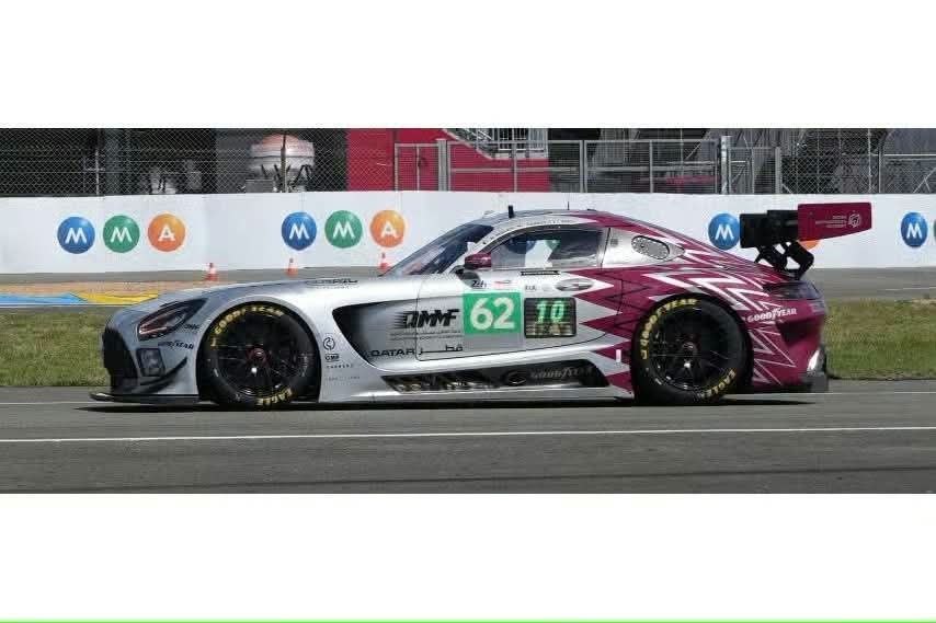 Spark Models 1:64 2026 Mercedes-AMG LMGT3 #62 A.Al-Khelaifi/J.Hanses/G.Ales Team Qatar by Iron Lynx Le Mans 24H Silver/Red