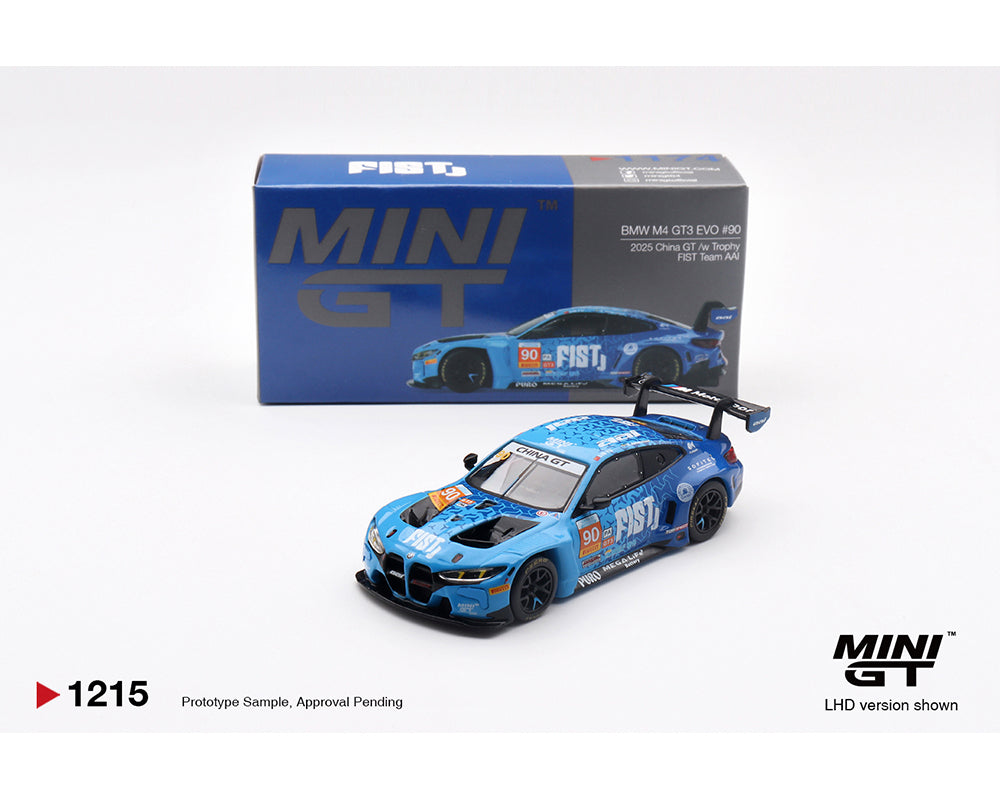 Mini GT 1:64 BMW M4 GT3 EVO #90 FIST Team AAI 2025 China GT (LHD) China Exclusives #1215