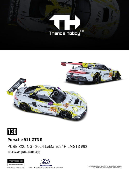 Trends Hobby 1:64 2024 Porsche 911 GT3 R #92 LeMans 24H