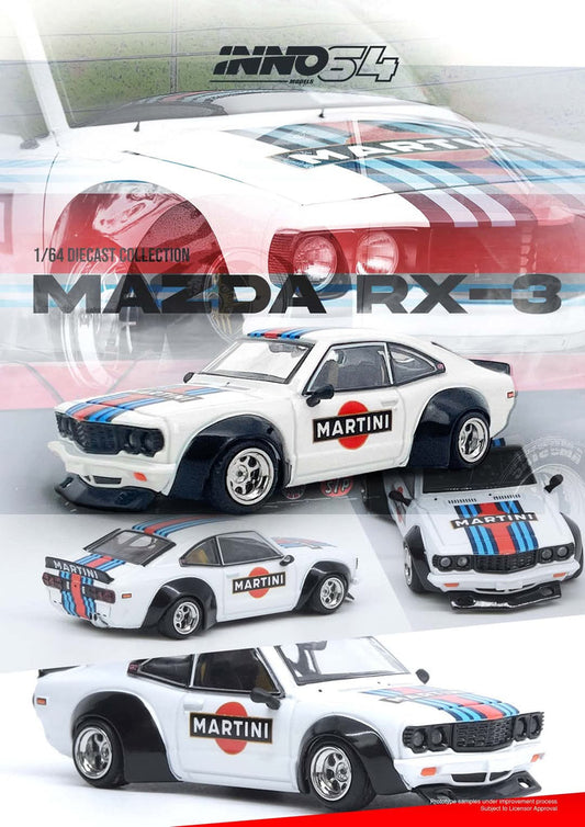 Inno64 Mazda Savanna Rx-3 Martini Racing In64-Rx3-Mtn