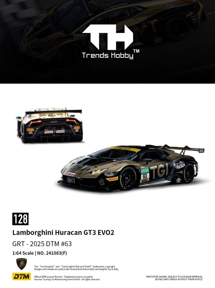 Trends Hobby 1:64 Lamborghini Huracan GT3 Evo 2 DTM 2025 #63