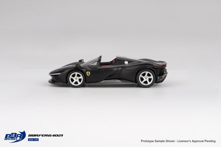 BBR Models 1:64 Ferrari Daytona SP3 Matt Black BBRFER64021