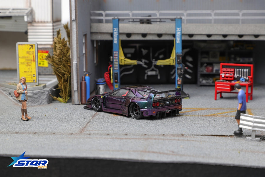 Star Model 1:64 Ferrari F40 LB-Works Wide-Body Modified Chameleon