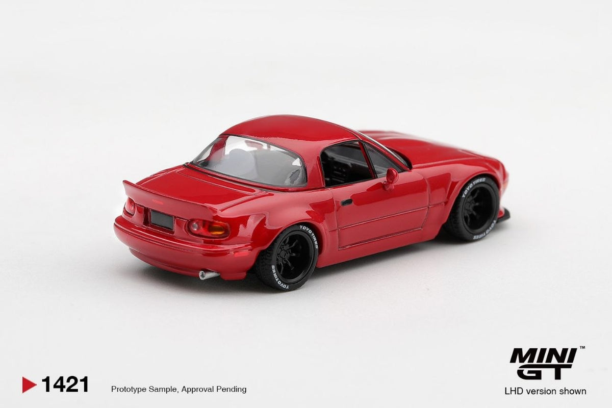 Mini GT 1:64 Mazda MX-5 (NA) Pandem Classic Red #1421