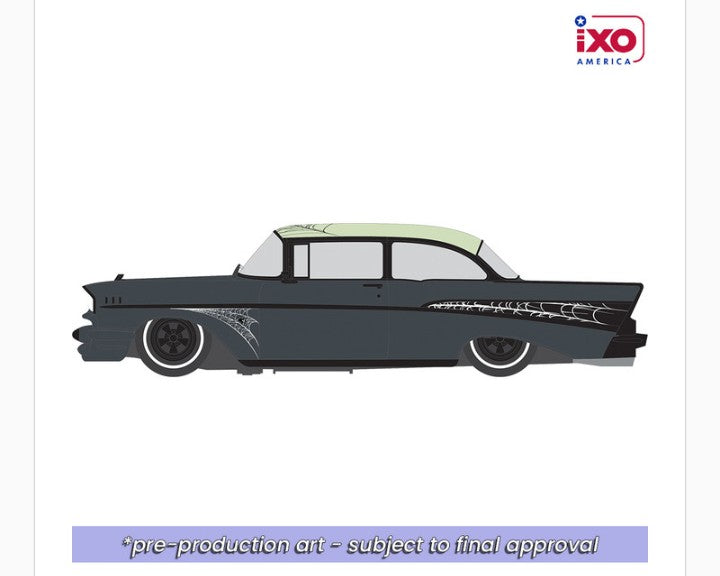 IXO America 1:64 1957 Chevrolet Bel Air Halloween Lowrider