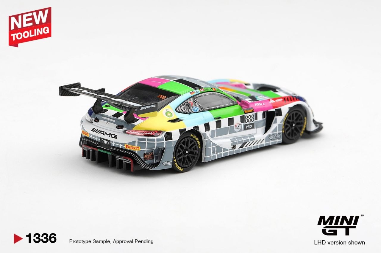 Mini GT 1:64 Mercedes-AMG GT3 #888 Mercedes-AMG Team GMR Meguiar´s Bathurst 12 Hour 2025 (LHD) #1336