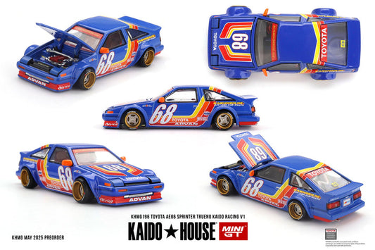 Kaido House x Mini GT 1:64 Toyota AE86 Sprinter Trueno Kaido Racing V1 #196