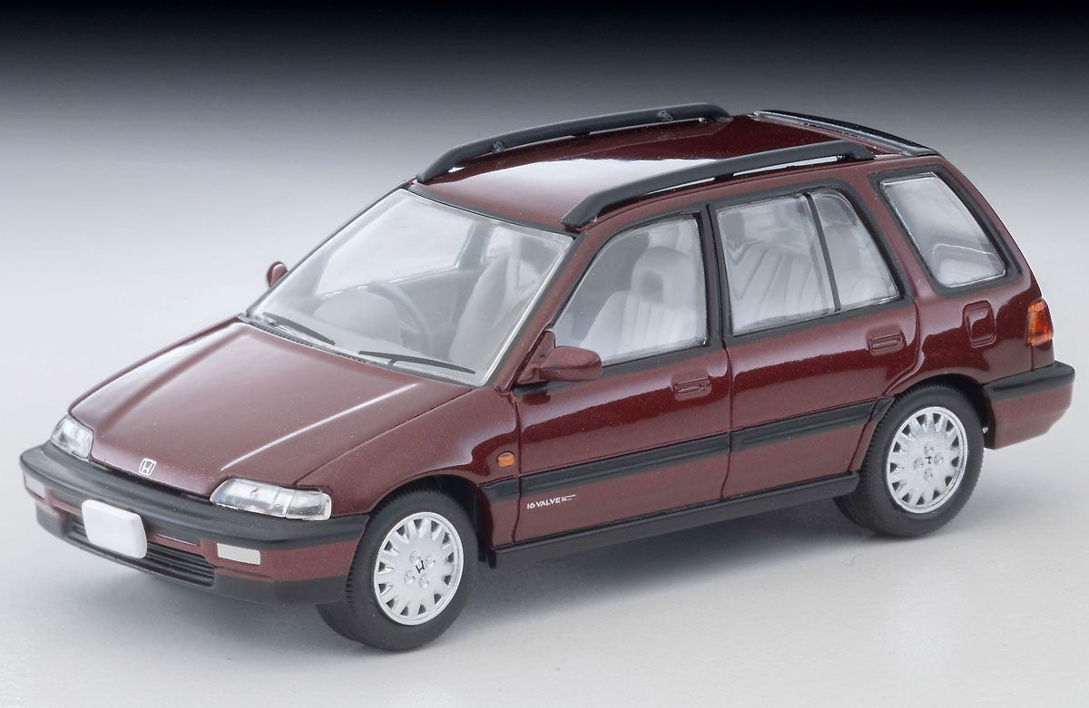Tomica Limited Vintage 1:64 1990 Honda Civic Shuttle 56i Red