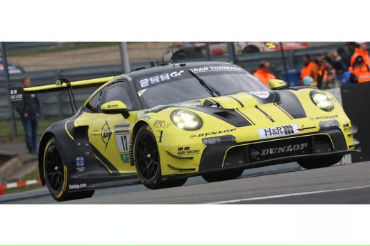 Spark Models 1:64 2026 Porsche 911 GT3 R (992) Evo26 Dunlop Motorsport #17 J. Andlauer/D. Boccolacci/N. Menzel/A. Picariello 24H Nürburgring 2026 Yellow/Black
