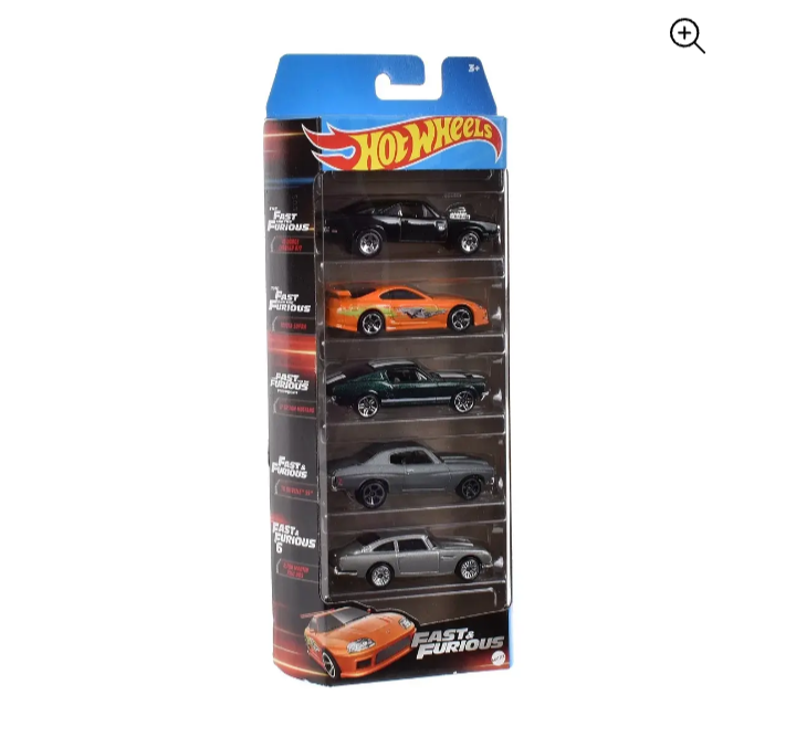 Hot Wheels 1:64 2023 Fast and Furious 5 Pack (HLY70)