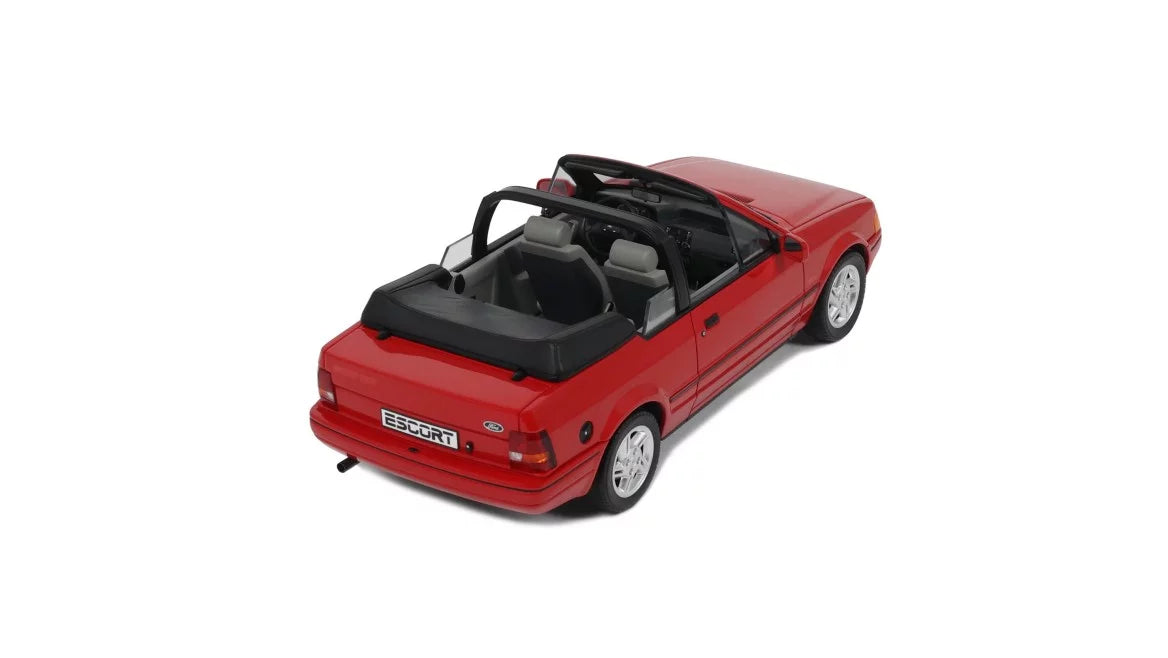 Ottomobile 1:18 Ford Escort Mk4 XR3i Cabriolet Flamenco-Rot 1986 OT1254