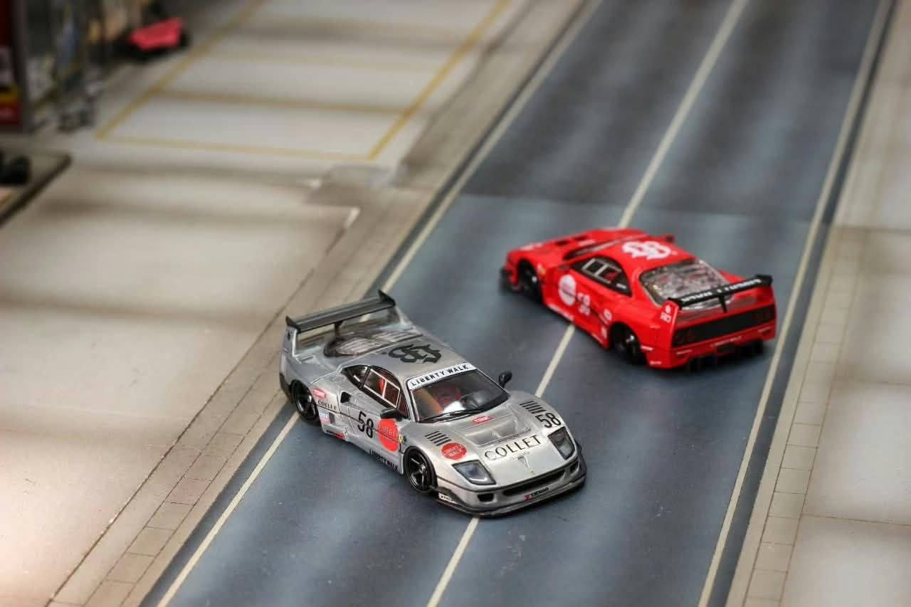 Ghost Player x Street Weapon 1:64 Liberty Walk F40