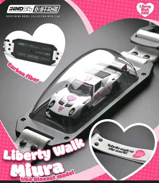 Inno64 LB-Silhouette WORKS Miura GT White/Pink