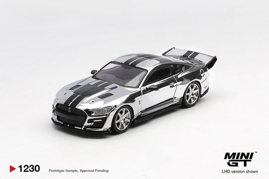Mini GT 1:64 2020 Shelby GT500 Dragon Snake Concept Chrome Silver (LHD) #1230