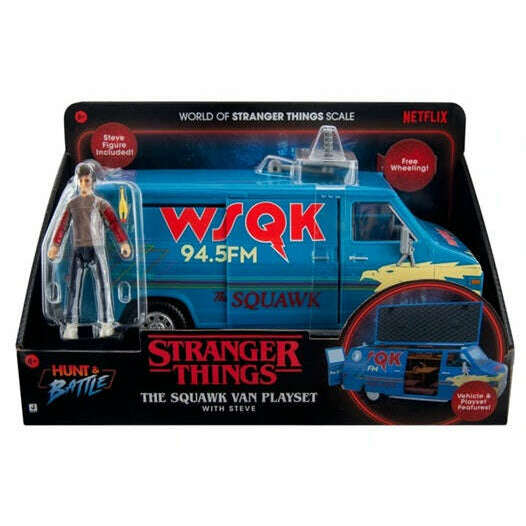 Stranger Things Hunt & Battle The Squawk Van Playset