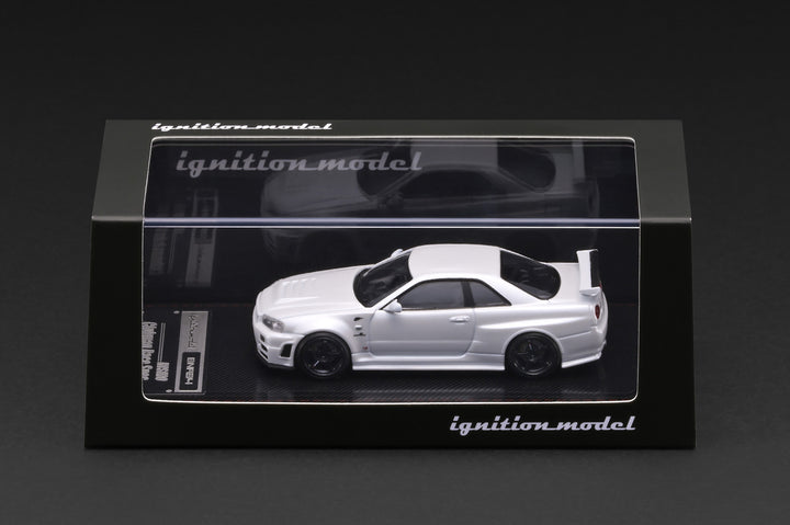 Ignition Model 1:64 Nissan Skyline GT-R (BNR34) NISMO customized White Metallic