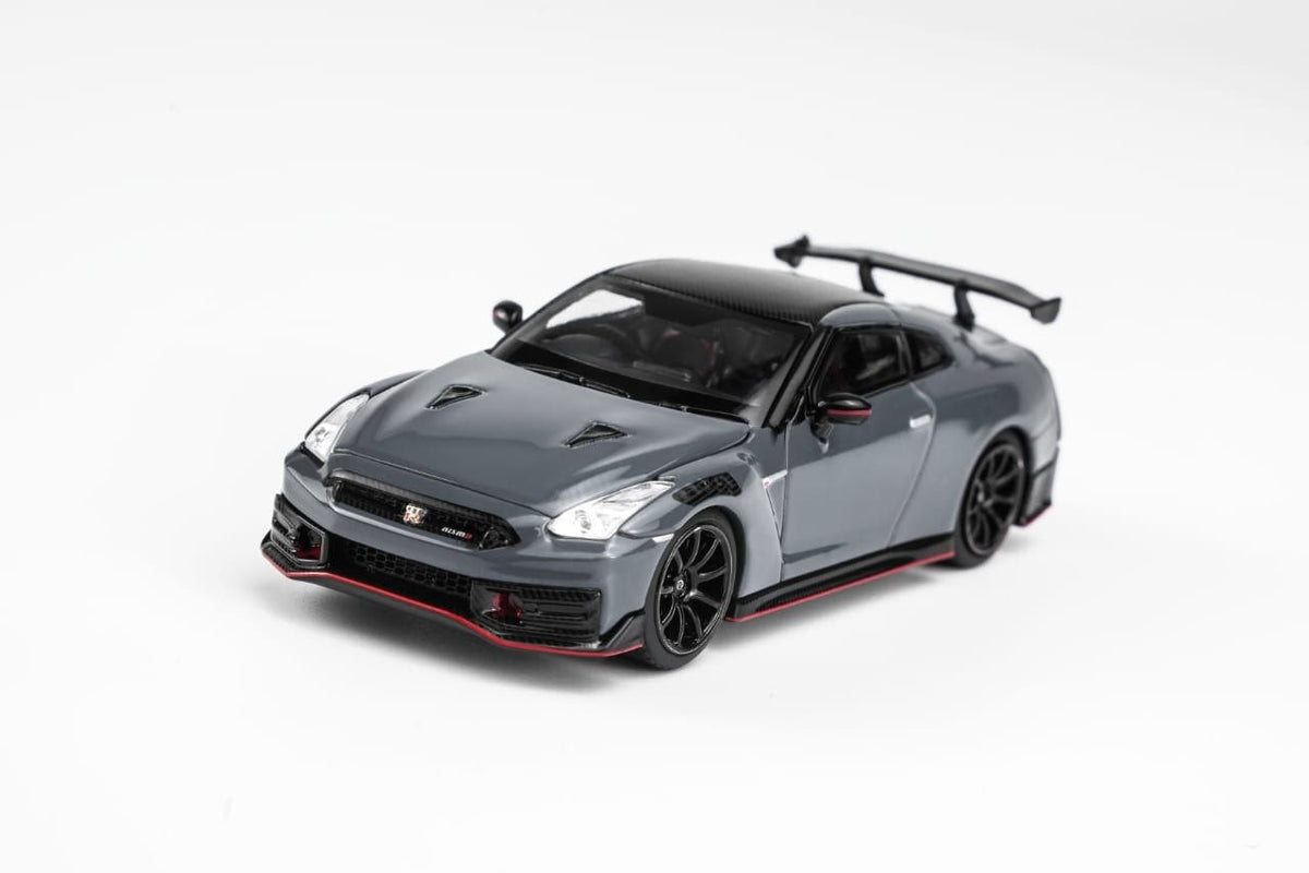 MotorHelix 1:64 2024 Nissan GT-R R35 Nismo Stealth Grey