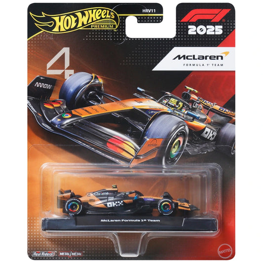 Hot Wheels Premium F1 Formula 1 Mclaren #4 Lando Norris