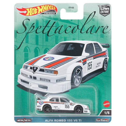 Hot Wheels 1:64 2023 Spettacolare Alfa Romeo 155 V6 Ti Premium