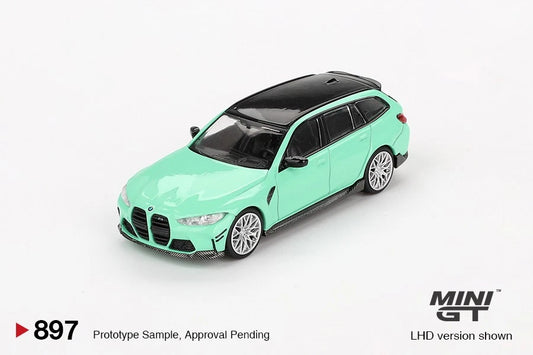 Mini GT BMW M3 M Performance Touring Mint Green 1:64