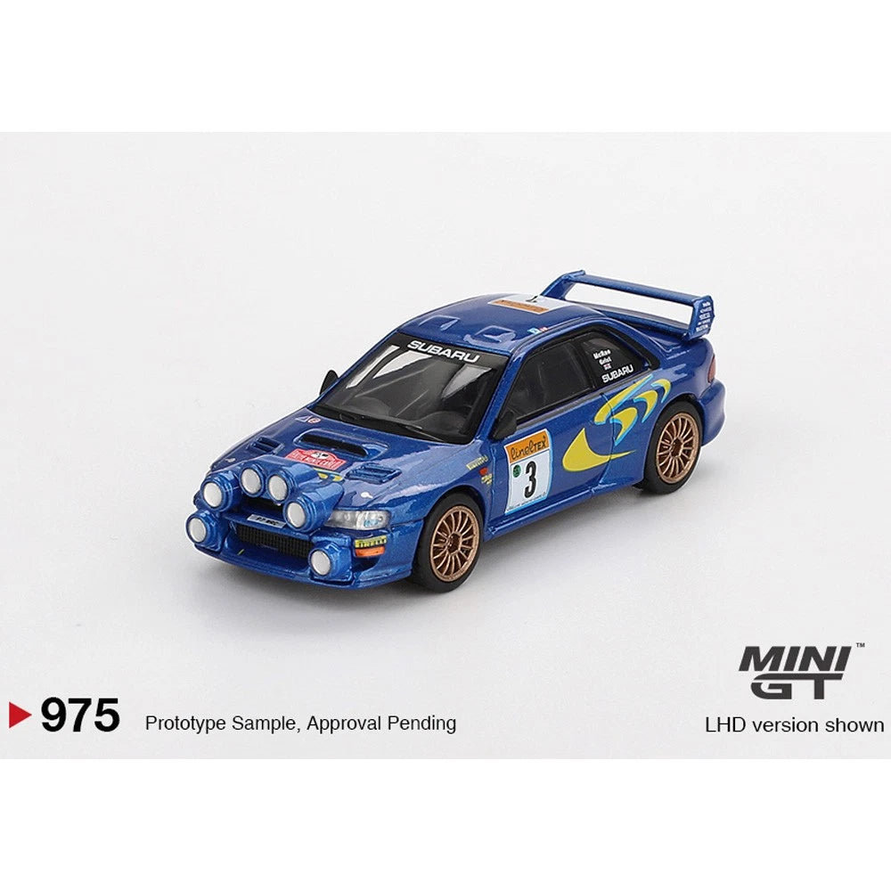 Mini GT Subaru Impreza WRC98 1998 Rally Monte-Carlo 3rd Place 1:64