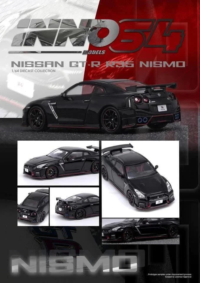 Inno64 Nissan Gtr R35 Nismo Black 1:64