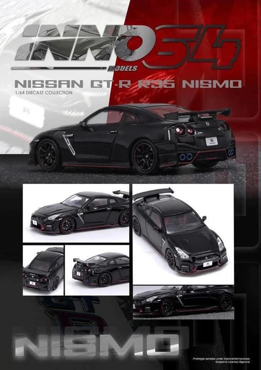 Inno64 Nissan Gtr R35 Nismo Black 1:64