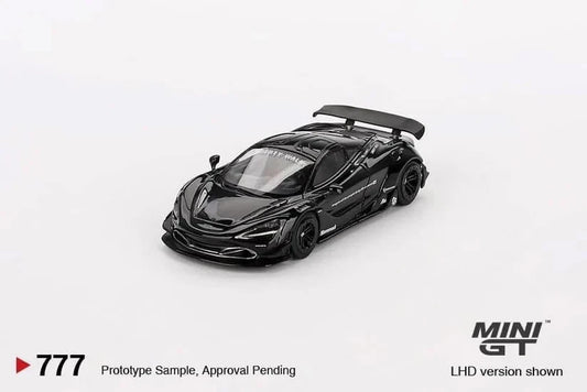 Mini GT McLaren 720S LB Works Black #777 1:64