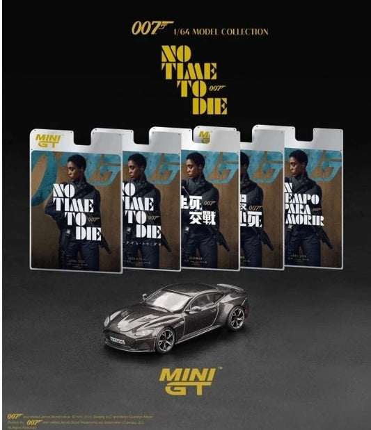 Mini GT James Bond Aston Martin DBS NO TIME TO DIE English Packaging 1:64