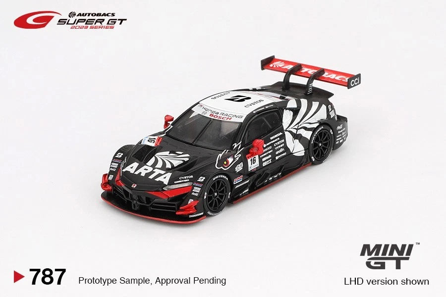 Mini GT 1:64 Honda NSX GT Type S GT500 #16 ARTA MUGEN NSX-GT super GT series #787