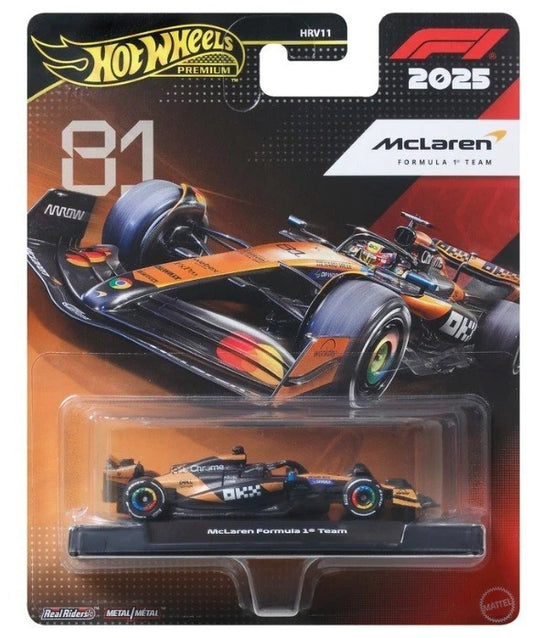 Hot Wheels 1:64 Premium Formula 1 Oscar Piastri #81