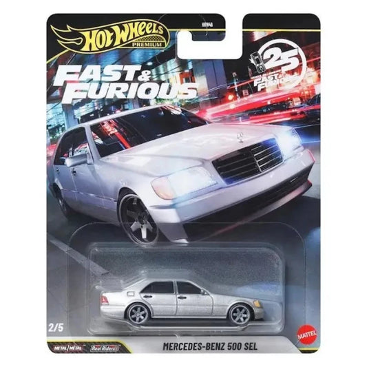 Hot Wheels 1:64 Premium Fast & Furious 25th Anniversary Mercedes-Benz 500 SEL
