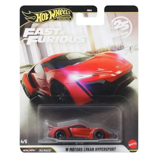 Hot Wheels 1:64 Premium 2026 Fast & Furious 25th Anniversary Lykan Hypersport