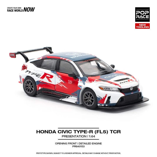 Pop Race 1:64 Honda Civic Type-R (FL5) TCR Presentation #0153