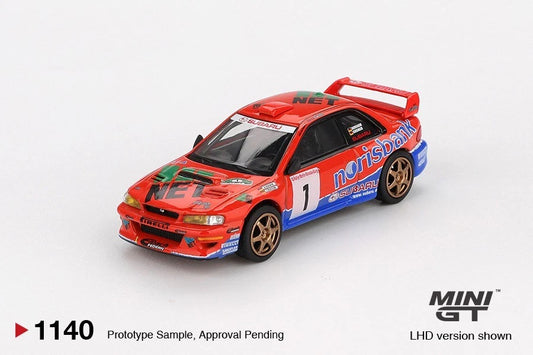 Mini GT 1:64 Subaru Impreza WRC97 #1 1999 DRM Champion #1140