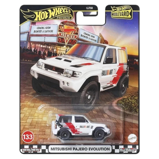 Hot Wheels 1:64 Premium Boulevard Mitsubishi Pajero Evolution #133